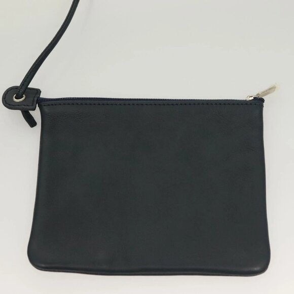 LOEWE Hand Bag Suede Leather Gray Silver Auth - Picture 13 of 16